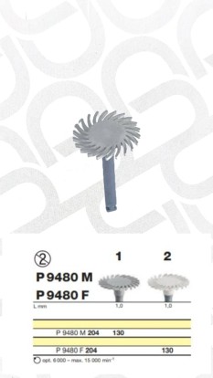 Полировочный бор по композиту 2-я ступень D+Z  / P 9480 F 204.130, Drendel + Zweiling DIAMANT GmbH, Германия 