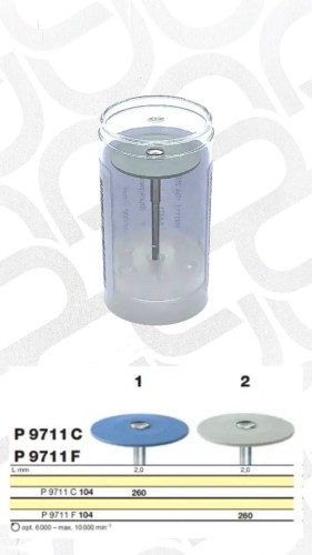 Полировочный бор по ZrO2 с алмазным зерном 2-я ступень / P 9711 F 104.260, Drendel + Zweiling DIAMANT GmbH, Германия