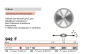 Диск алмазный спеченный D+Z  / 942 F 104.200